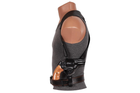 Кобура Револьвер 3 оперативная + поясная формованная (кожа, чёрная) 97113 - изображение 1
