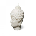 Свеча FlyingFire голова Будды 13.5 см кремовый - изображение 3