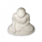 Свеча FlyingFire Будда Шакьямуни 11,5 см кремовый - изображение 9