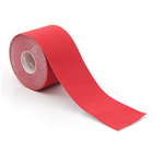 Кінезіо тейп Kinesiology Tape 5см х 5м червоний - зображення 1