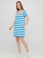 Rэжуал платье-футболка в полоску Love Moschino W573501E16152027 S (465S) Полоска - изображение 1