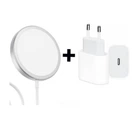 Комплект зарядки для iPhone беспроводное зарядное устройство MagSafe Charger и сетевой зарядный блок 20W к iPhone 12/12 Pro/13/13 Pro/13 Pro Max