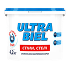 Sniezka ULTRA BIEL снежно-белая акриловая краска для стен и потолков 4.2кг
