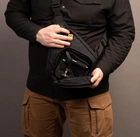 Тактическая сумка для скрытого ношения Scout Tactical EDC ambidexter bag black + органайзер и кобура в комплекте - изображение 8