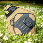 Тактическая сумка для скрытого ношения Scout Tactical EDC ambidexter bag coyot/black + органайзер и кобура в комплекте - изображение 12
