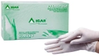 Перчатки медицинские латексные смотровые нестерильные опудренные IGAR (белые) 100шт M - изображение 1