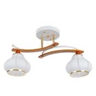 Люстра потолочная на 2 плафона LK-681S/2 E27 H+FG Brille 24-344