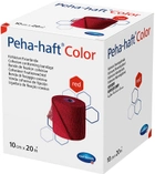 Бинт когезивный фиксирующий Hartmann Peha-haft Color красный 10 см x 20 м 1 шт (9324622) - изображение 1