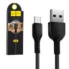 Hoco X20 кабель micro USB (3000mm) Black