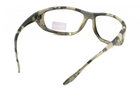 Балістичні окуляри Global Vision Hercules-6 digital camo clear прозорі в замасковані оправі - зображення 3
