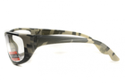 Балістичні окуляри Global Vision Hercules-6 digital camo clear прозорі в замасковані оправі - зображення 5