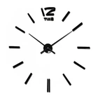Настінні 3D годинники DIY Clock Чорний 60 до 90 см (613DIYNSTCHS) CLS55