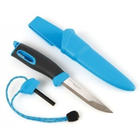 Туристический нож-огниво Light My Fire FireKnife Pin-pack Cyan Blue(LMF 12112710) - изображение 1