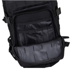 Армейский рюкзак тактический универсальный 41x22x20 см черный 50410 - изображение 6