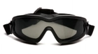 Тактические очки-маска с диоптрической вставкой Pyramex V2G-PLUS тёмные (2В2Г-20П+RX) - изображение 6