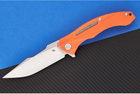 Кишеньковий ніж CH Knives CH 3519-G10 Orange - зображення 3