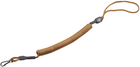 Страховочный шнур Grand Way S02-комбинированный с карабином Коричневый (S02(brown)) - изображение 1