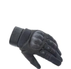 Закриті тактичні рукавички мото, вело повний палець (671629714) Чорний XL - зображення 1