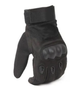 Закрытые тактические перчатки мото, вело полный палец (671629714) Черный XL - изображение 3