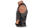 Кобура Револьвер 3 оперативная поясная формованная кожа чёрная MS - изображение 1