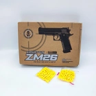 Залізний пневматичний дитячий пістолет на кульках ZM 26 Плюс 2 пакети кульок у подарунок