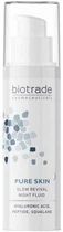 Ночной флюид для здорового сияния кожи и омоложения Biotrade с гиалуроновой кислотой и пептидами 50 мл (3800221842079)
