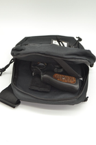 Сумка слинг тактический рюкзак с кобурой SILVER KNIGHT 224 черный - зображення 7