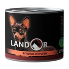 Влажный корм Landor Small Breed Ягненок и кролик