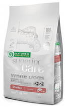 Сухой беззерновой корм для щенков Nature's Protection Superior Care White Dogs Grain Free Starter All Breeds