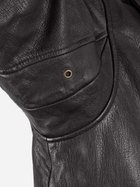 Куртка льотна шкіряна MIL-TEC Sturm Flight Jacket Top Gun Leather with Fur Collar 10470002 S Black (2000980537334) - зображення 9