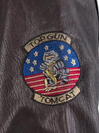 Куртка лётная кожанная MIL-TEC Sturm Flight Jacket Top Gun Leather with Fur Collar 10470009 L Brown (2000980537372) - изображение 7