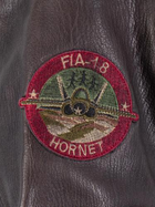 Куртка лётная кожанная MIL-TEC Sturm Flight Jacket Top Gun Leather with Fur Collar 10470009 M Brown (2000980537389) - изображение 6
