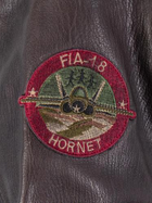 Куртка лётная кожанная MIL-TEC Sturm Flight Jacket Top Gun Leather with Fur Collar 10470009 S Brown (2000980537396) - изображение 6