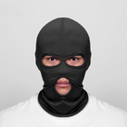 Балаклава маска (Бандитка, підшоломник) Чорна, Унісекс WUKE One size - зображення 1