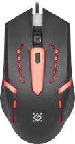 Ігрова провідна мишка Defender Flash MB-600L 4 кН 1200 dpi Black (52600)