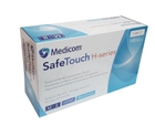 Перчатки нитриловые нестерильные без пудры Medicom SafeTouch Advanced H-series размер M 100шт 3,6г синие - изображение 1