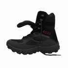 Тактические ботинки Lesko 6671 A533 Black р.40 демисезонные мужская (маломерят) 24.5 см - изображение 3
