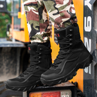 Тактические ботинки Lesko 6671 A533 Black р.44 tactical демисезонные тактикал мужская (маломерят) - изображение 7