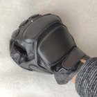 Мужские тактические кожаные перчатки для военных (спецназ) без подкладки GlovesUA мод.312а р.11 черные - изображение 2