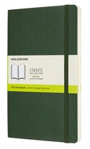 Блокнот Moleskine Classic середній 13&nbsp;x 21 см нелінований миртовий зелений м'який