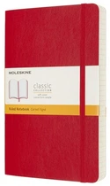 Блокнот Moleskine Classic Expanded середній 13 x 21 см в лінію червоний м'який