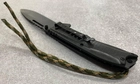 Нож тактический, складной нож карманный для рыблки, охоты, Bounce TH-4117, черный - изображение 5
