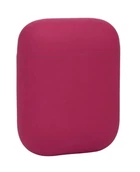 Чехол Silicone Case Slim для AirPods Rose Red (23) бордовый