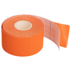 Кинезио тейп пластырь Kinesio Tape SP-Sport 5504-2,5 ширина 2,5см длина 5м Orange - изображение 3