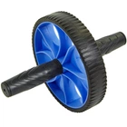 Колесо для пресса одинарное ролик для пресса Zelart 4244 Blue-Black d-17,5см