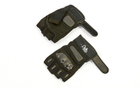 Перчатки тактические с открытыми пальцами SILVER KNIGHT 7053 L Черные - изображение 6