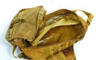 Рюкзак тактический патрульный однолямочный SILVER KNIGHT 5386 30 литров хаки - изображение 7