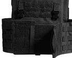 Плитоноска-тактический военный жилет SOETAC MULTICAM с подсумками под три рожка , системой MOLLE и разгрузками Черный VT0361 - изображение 10