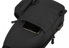 Армейская сумка рюкзак с USB портом Защитник 129-B черный - изображение 7