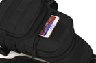 Армейский однолямочный рюкзак Защитник 127-B черный - изображение 4